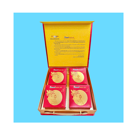 Bánh Trung Thu Yến Sào Khánh Hỏa Hộp 4 Bánh  200gr Thập Cẩm – Yến Sào Plaza