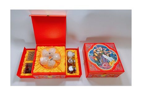 Hộp Quà Tặng Yến Sào Khánh Hòa Rút Lông 50g Và Các Loại Hạt – Hộp Thiết Kế 2 Tầng