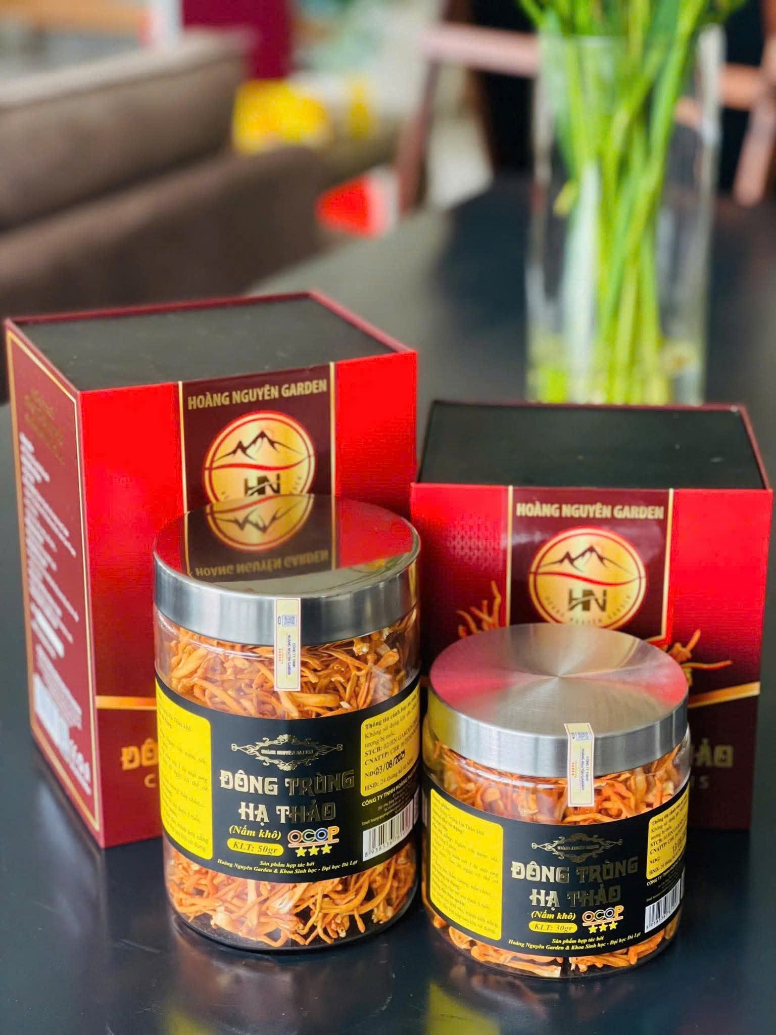 Đông Trùng Hạ Thảo Nấm Khô Đà Lạt 50g - Yến Sào Plaza