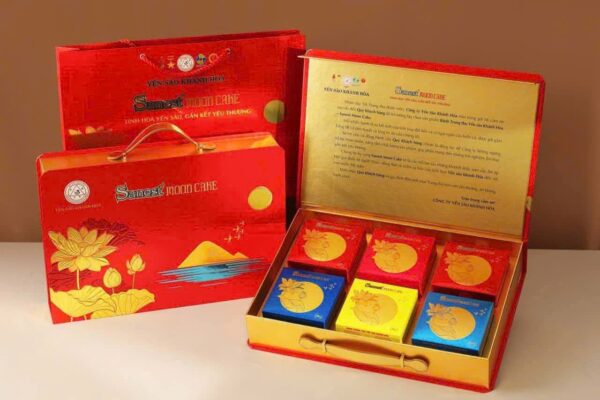 BÁNH TRUNG THU YẾN SÀO KHÁNH HÒA – HỘP 6 BÁNH 120G